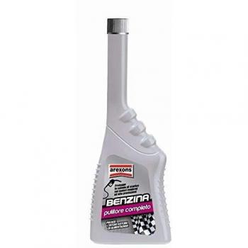 Arexons Additivo Pulitore Completo Sistema Alimentazione Benzina, 250 ml, Adatto per Tutti i Motori a Benzina, Lubrifica le Valvole, Migliora Prestazioni Motore Benzina, Elimina Partenze Difficili