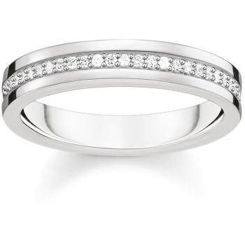 Thomas Sabo Damen-Partnerschaftsringe 925 Sterlingsilber mit '- Ringgröße 54 TR2117-051-14-54