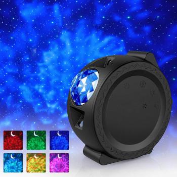 Sterrenhemel Projector LED Nebula Wolk Nachtlampje Oceaan Golven 360 Graden Rotatie Voor Kinderen