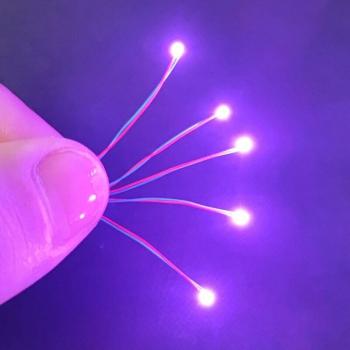 5pcs 3V Pre-wired #0603 SMD LEDs with 30cm Connection Wires, 11 Colors for Hobby Model Kits, Railway, Starship, Gundam Lighting