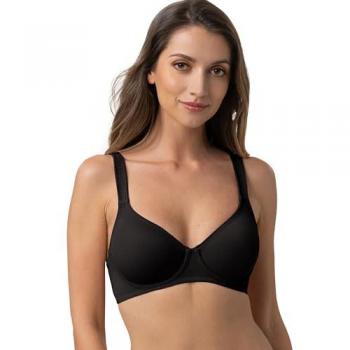 Sostén con Aros Dorina Lindsay, Negro, Talla 70B, Copas Suaves y Sin Costuras