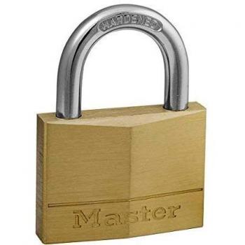Master Lock 150EURD Key Padlock with Brass Body, Gold, 6,8 x 5 x 1,4 cm