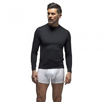 Heat Holders Men's Ultra Lite Fleece Lined Thermal Base Layer Top - Size S - Warm