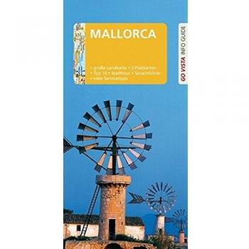 Guide de voyage Mallorca avec carte pliable et 3 cartes postales