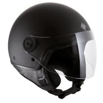 Casco Moto Jet Tucano Urbano El'Jettin 6.0 Grigio Opaco in Carbonio Taglia L