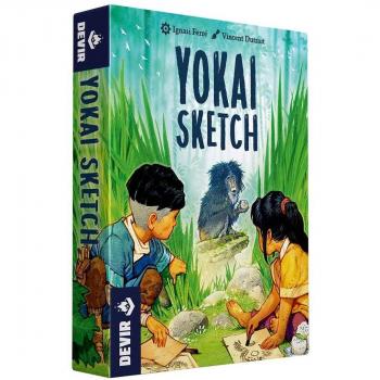 Devir Yokai Sketch Juego de Cartas Familiar