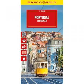 MARCO POLO Reisekarte Portugal 1:350.000 mit sehenswerten Strecken und digitaler Erweiterung