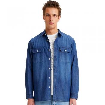 Levi's® Jackson Worker Jeanshemd für Herren - Größe M - Jeansblau