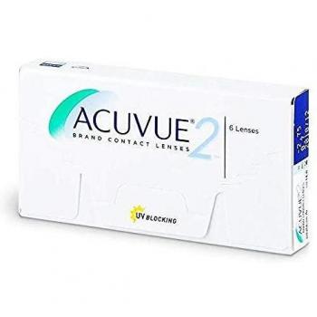 Acuvue 2-Wochenlinsen weich, 6 Stück / BC 8.7 mm / DIA 14 / 3.75 Dioptrien