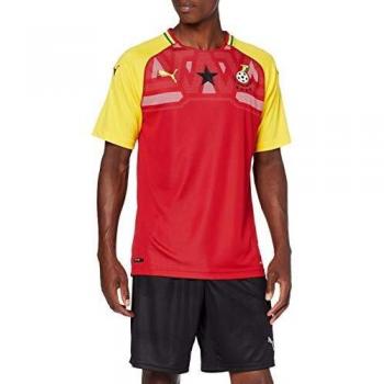 PUMA Herren GFA Ghana Home Shirt Replica SS Trikot, Chili Pepper-Dandelion, XXL