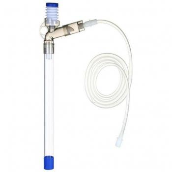 Manueller Luftdruck-Aquarium Kiesreiniger mit 3ft Schlauch und Wasserflussklemme