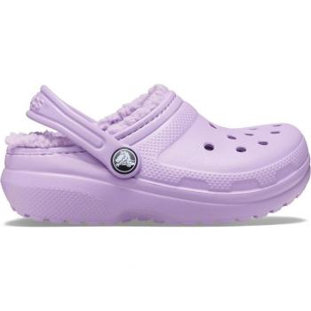 Zuecos de niños Classic Lined Clog Crocs lila claro infantil - Talla 28-29