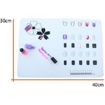 Soft Silicone Nail Pads for Manicure Salon - Advanced Armrest Support and Table Mat, Large Size, Folding Design