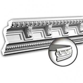 Cornice Flessibile Classica Bianco 2 m - Modanatura Decorativa Profhome 150169F