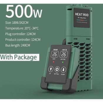 Digital Submersible Aquarium Heater with LCD Display - Constant Temperature Control (25W/50W/100W/200W/300W)