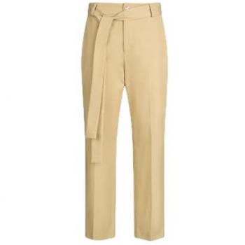 Liu Jo Women's Beige Straight Chinos with Belt - Size S