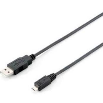 Equip USB 2.0 Type A to Micro-B Cable, 1m, Black