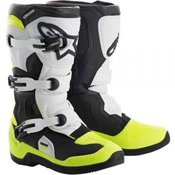 Alpinestars Tech 3S 2017 Kinder Crossstiefel 35.5 Schwarz/Weiß/Gelb