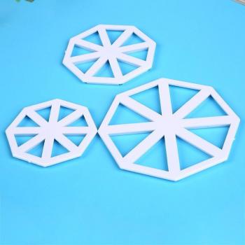 3pcs Triangle DIY Fondant Cake Baking Mold Set - Pastry Tool for Roasting and Pasta Cutting