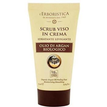 L'Erboristica di Athena's dal 1969 Crema Esfoliante Viso a Base di Olio e Granuli di Argan - 100 Grammi