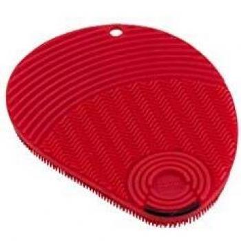 KUHN RIKON 28040 Estropajo, Silicona, Rojo, 13x10x1.2cm