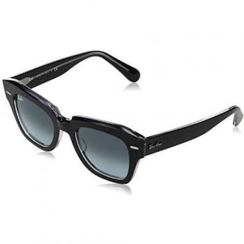 Óculos de Sol Unisex Ray-Ban State Street RB2186 12943M Acetato Preto 49mm