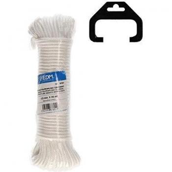 EDM 25m White Braided Polypropylene Clothesline