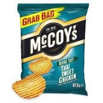 The Real McCoys Ridge Cut Thai Sweet Chicken Flavour Crisps