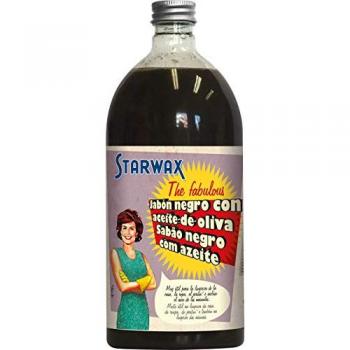 Jabón Negro Concentrado con Aceite de Oliva 1L - Limpiador Multiusos, Desengrasante Natural, Friegasuelos y Abrillantador