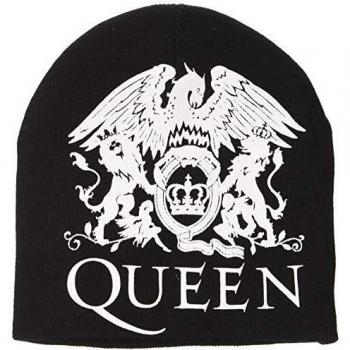 Gorro Queen - Crista Clássica Metalizada em Preto