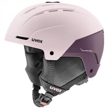 Uvex Stance Skihelm Powder-Plum Matt 54-58 cm - Robuster, individuell anpassbarer Helm mit optimierter Belüftung für Damen und Herren