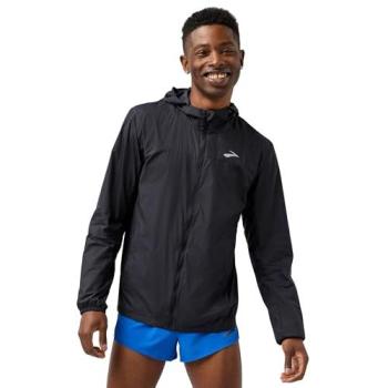 Brooks Canopy Packable Waterproof Jacket Men's Running Apparel Black XL