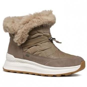 Geox Spherica Actif X2 Vattentåliga Ankelboots med Foder för Kvinna, Grå 37
