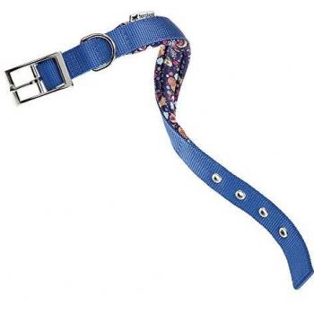 Collar de Nylon Daytona Fantasía C25 45 Azul Ferplast