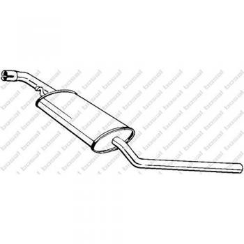 Bosal 281-465 - Silenziatore Centrale