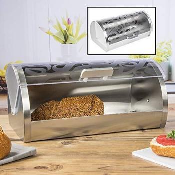 Haushalt International Brotkasten mit Blumenmotiv
