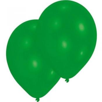 Globos lisos de látex blancos (Paquete de 10) Talla única
