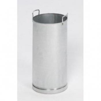 Seau intérieur galvanisé pour cendrier combiné H 610 mm