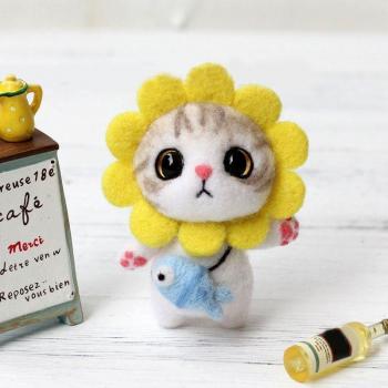 Beginner Wool Needle Felting Kit with Basic Tools and Instructions