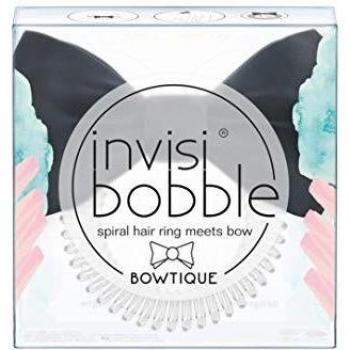 Elástico para Cabelo Invisibobble Bowtique True Black com Laço 1 Unidade