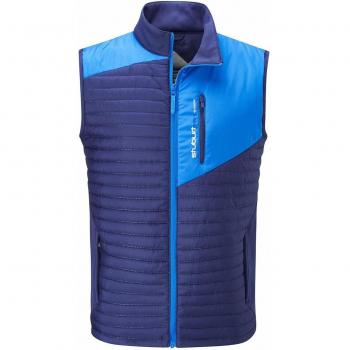 Stuburt SBTOP1090 Mens Evolve Extreme Full Zip Breathable & Thermal Sports Golf Padded Gilet Bodywarmer Jacket Coat, Midnight, Large