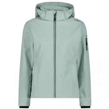 CMP Damen Softshelljacke mit Kapuze in Türkis, Größe 40