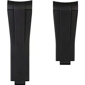 Correa de Reloj Bobroff BFS017 de Caucho Negro