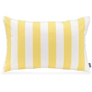 H.O.C.K. Dekokissen Classic Streifen Outdoor, gelb, 60x40 cm mit Füllung