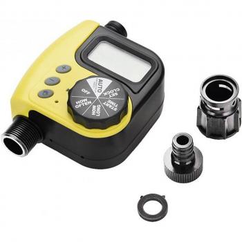 Minuterie d'eau numérique programmable résistante aux intempéries pour irrigation automatique de jardin et pelouse