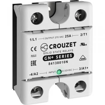 Crouzet 25A Solid State Relay with Zero-Crossing, Max Switching Voltage 270V AC