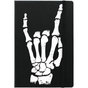 Grindstore Skeleton Rock Hand A5 Hard Cover Notebook