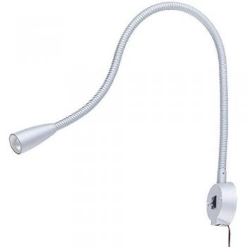 Lampe de chevet murale à col de cygne avec port USB 3W 180lm