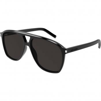 Lunettes de soleil SAINT LAURENT SL 596 Dunes 001 Acétate Noir Pilote
