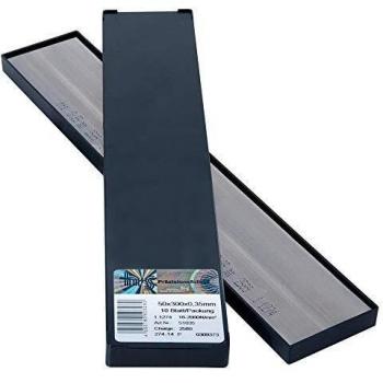 Feuille métalique. inoxydable 50x300x001mm 10BlP H+S H + S